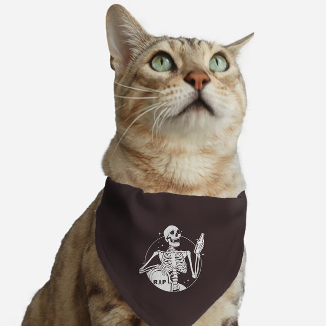 Skull Beer-Cat-Adjustable-Pet Collar-Eoli Studio
