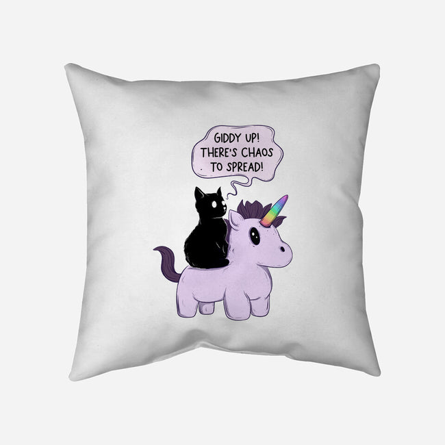 Chaos To Spread-None-Removable Cover-Throw Pillow-Jess.Adams.Creates