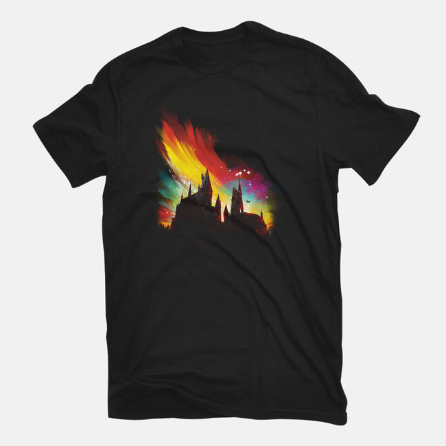 Sunset On The Castle-Mens-Basic-Tee-kharmazero