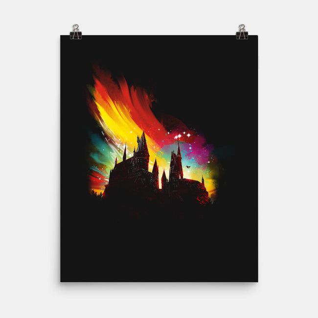 Sunset On The Castle-None-Matte-Poster-kharmazero
