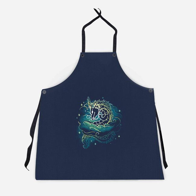 Nebula Dragon-Unisex-Kitchen-Apron-Vallina84
