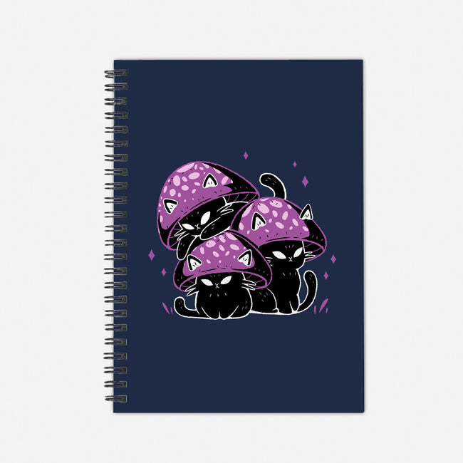 Mushroom Cats-None-Dot Grid-Notebook-xMorfina