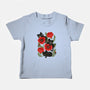 Poppies And Black Kitties-Baby-Basic-Tee-ricolaa