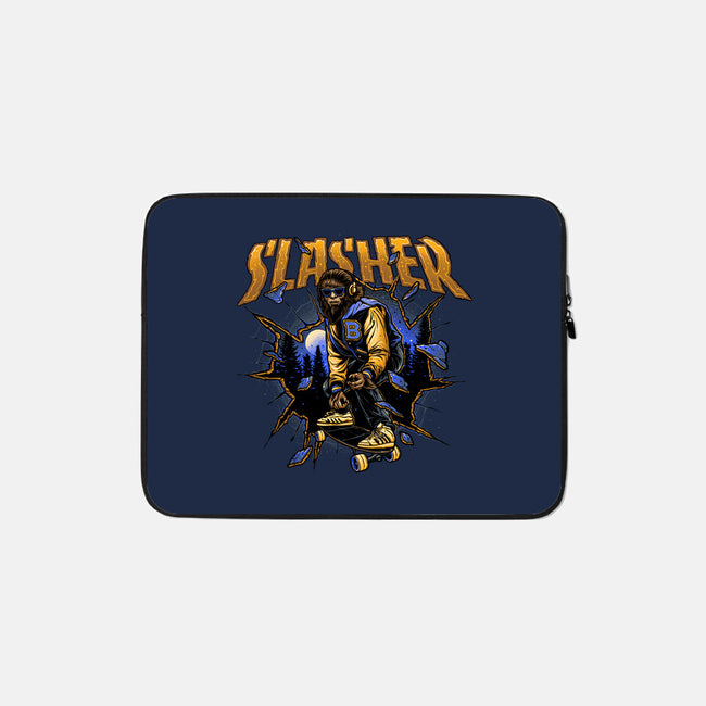 Slasher Wolf-None-Zippered-Laptop Sleeve-momma_gorilla