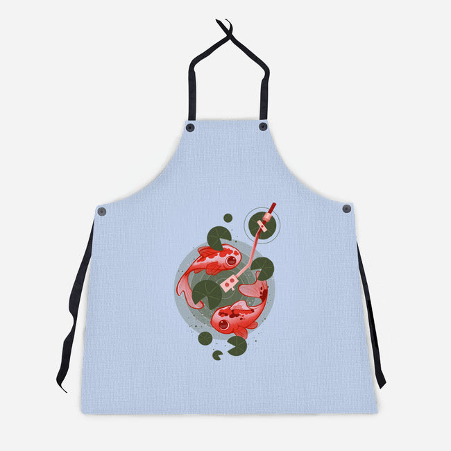 Pond Music-Unisex-Kitchen-Apron-ricolaa