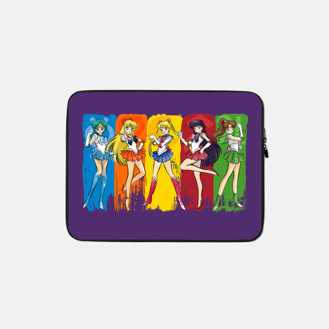 The Sailor Scouts-None-Zippered-Laptop Sleeve-DrMonekers