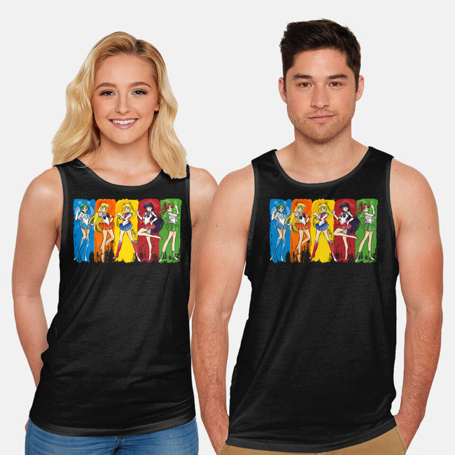 The Sailor Scouts-Unisex-Basic-Tank-DrMonekers