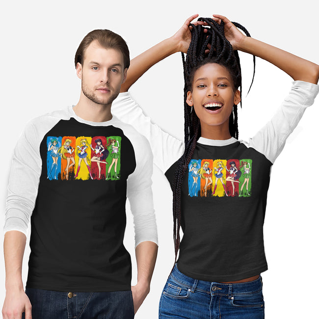 The Sailor Scouts-Unisex-Baseball-Tee-DrMonekers