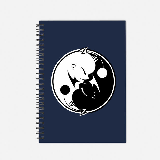 Yin Yang Mog-none dot grid notebook-motoslave