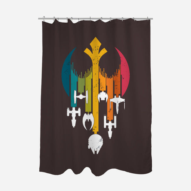 Rebel Rainbow-None-Polyester-Shower Curtain-erion_designs