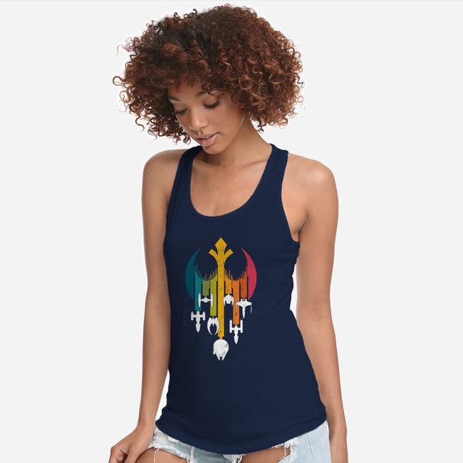 Rebel Rainbow-Womens-Racerback-Tank-erion_designs