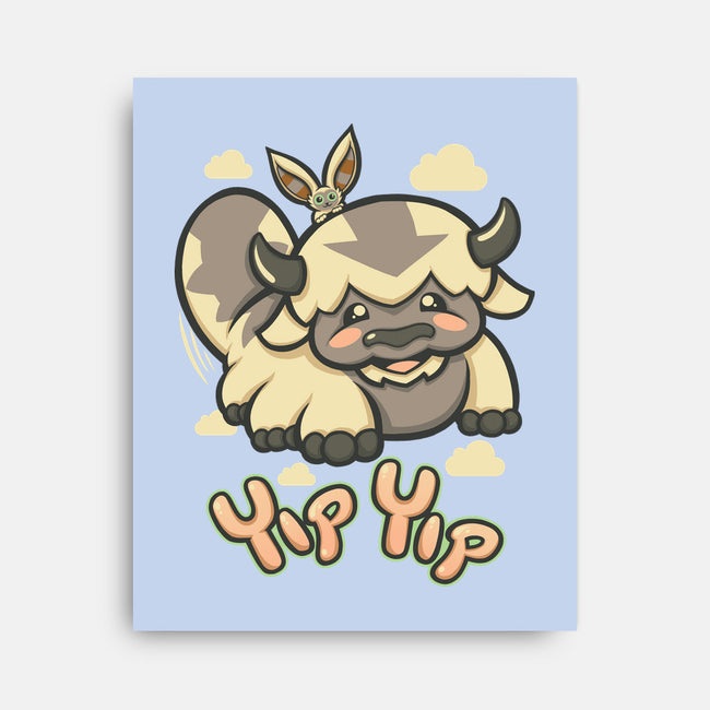 Yip Yip-none stretched canvas-TrulyEpic