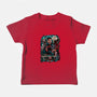 Kicking The Devil-Baby-Basic-Tee-Conjura Geek