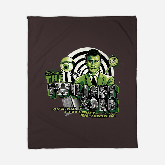 Welcome To Another Dimension-None-Fleece-Blanket-goodidearyan