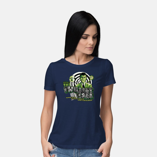 Welcome To Another Dimension-Womens-Basic-Tee-goodidearyan