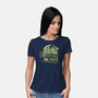 Welcome To Another Dimension-Womens-Basic-Tee-goodidearyan