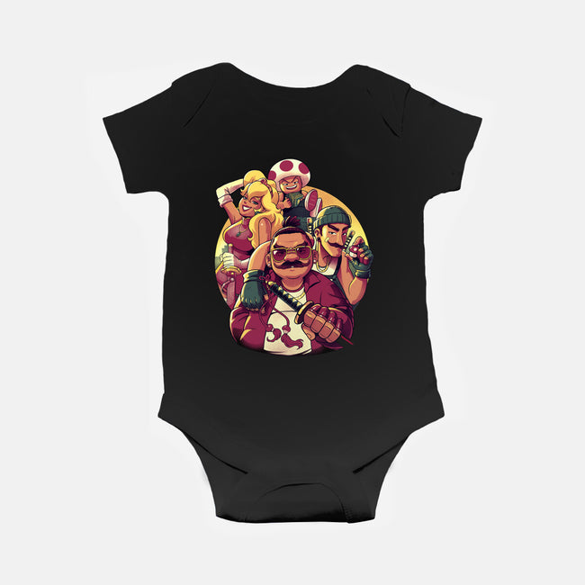 Mushroom Gang-Baby-Basic-Onesie-Bruno Mota