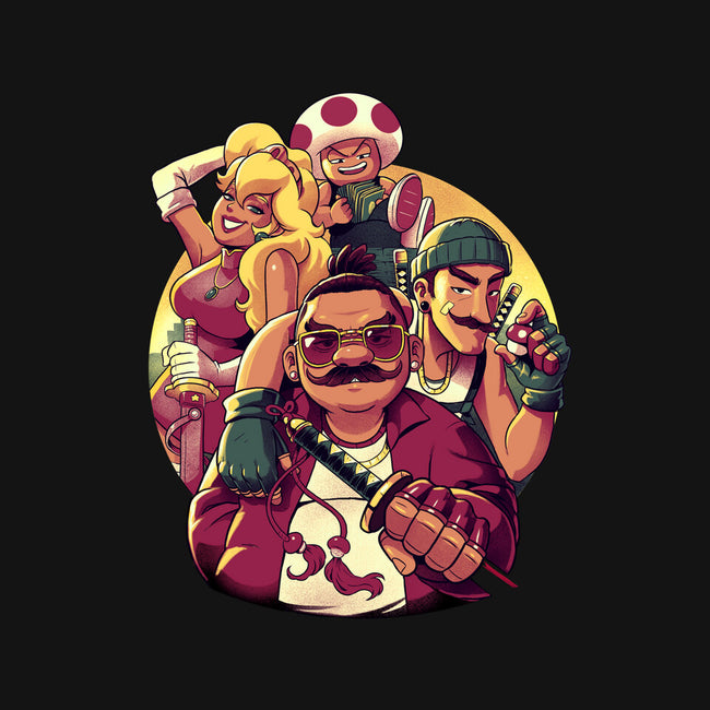 Mushroom Gang-Womens-Racerback-Tank-Bruno Mota