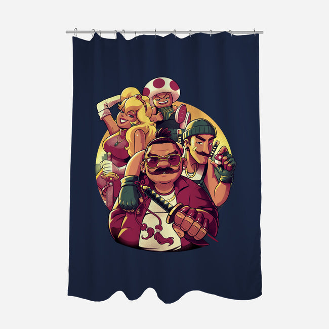 Mushroom Gang-None-Polyester-Shower Curtain-Bruno Mota