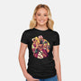 Mushroom Gang-Womens-Fitted-Tee-Bruno Mota
