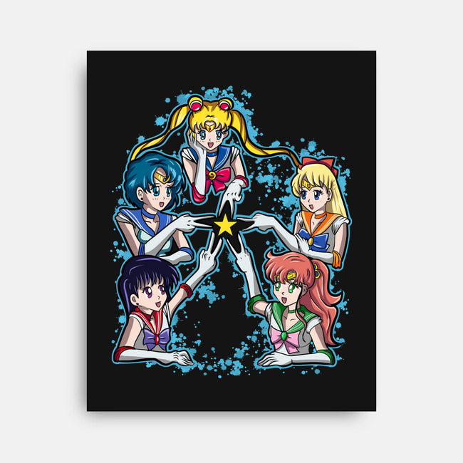My Group Is A Star-None-Stretched-Canvas-nickzzarto