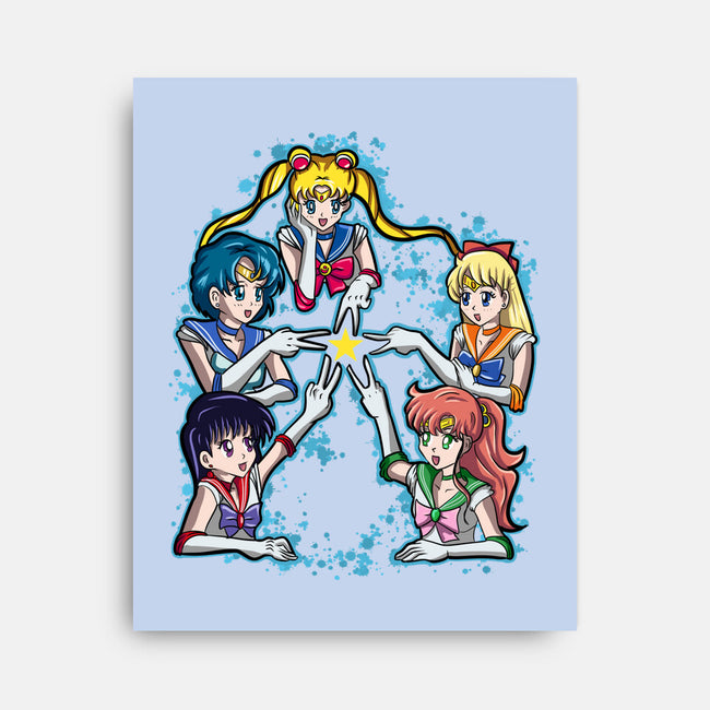 My Group Is A Star-None-Stretched-Canvas-nickzzarto