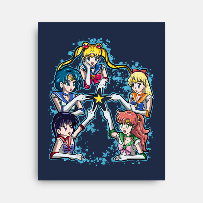 My Group Is A Star-None-Stretched-Canvas-nickzzarto