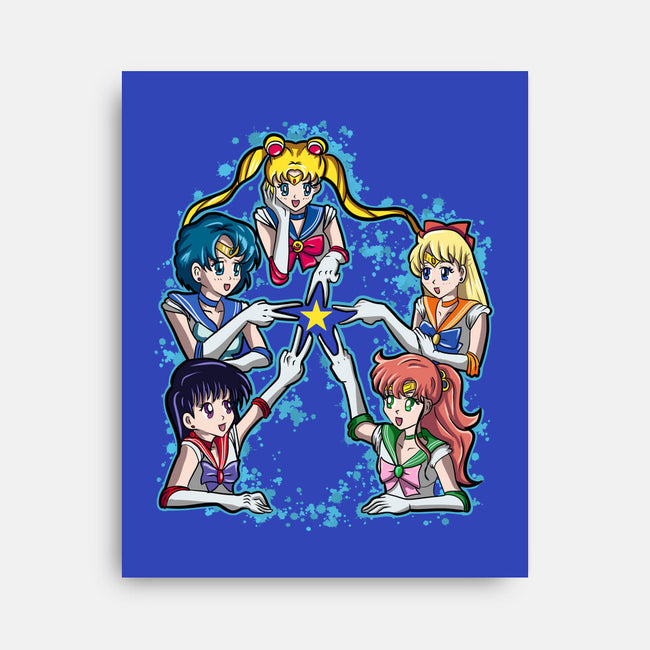 My Group Is A Star-None-Stretched-Canvas-nickzzarto