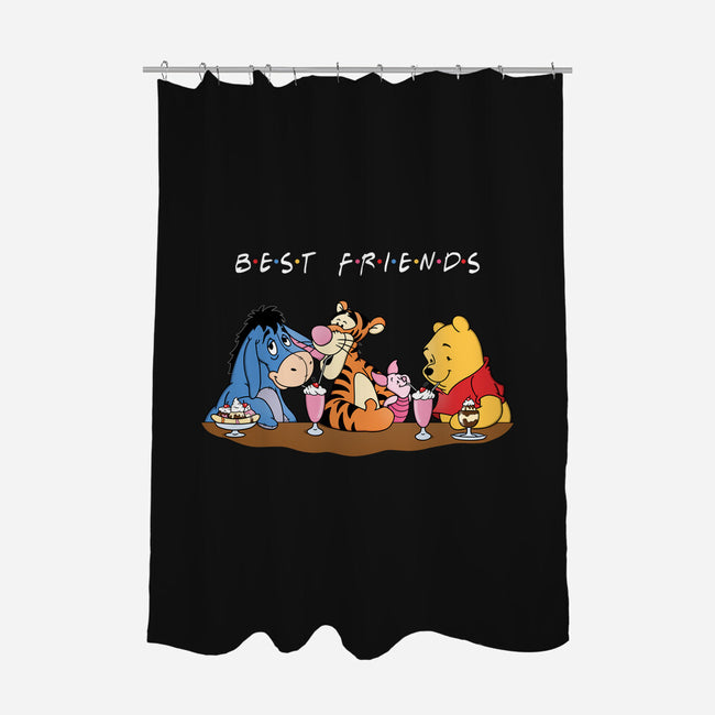 Best Pals-None-Polyester-Shower Curtain-Barbadifuoco