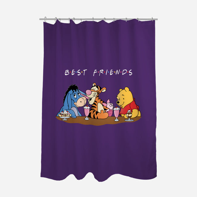 Best Pals-None-Polyester-Shower Curtain-Barbadifuoco