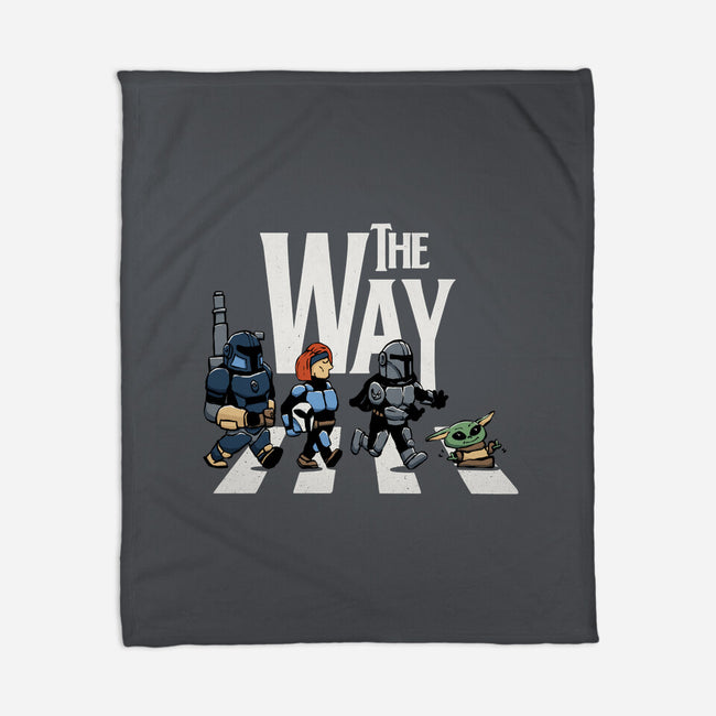The Abbey Way-None-Fleece-Blanket-zawitees