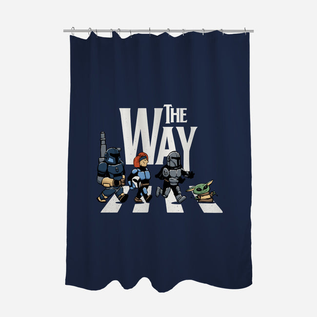 The Abbey Way-None-Polyester-Shower Curtain-zawitees
