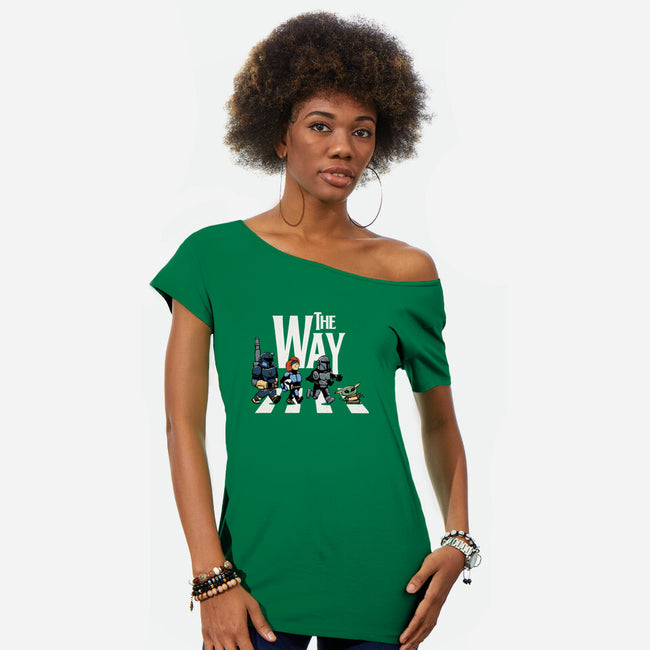 The Abbey Way-Womens-Off Shoulder-Tee-zawitees