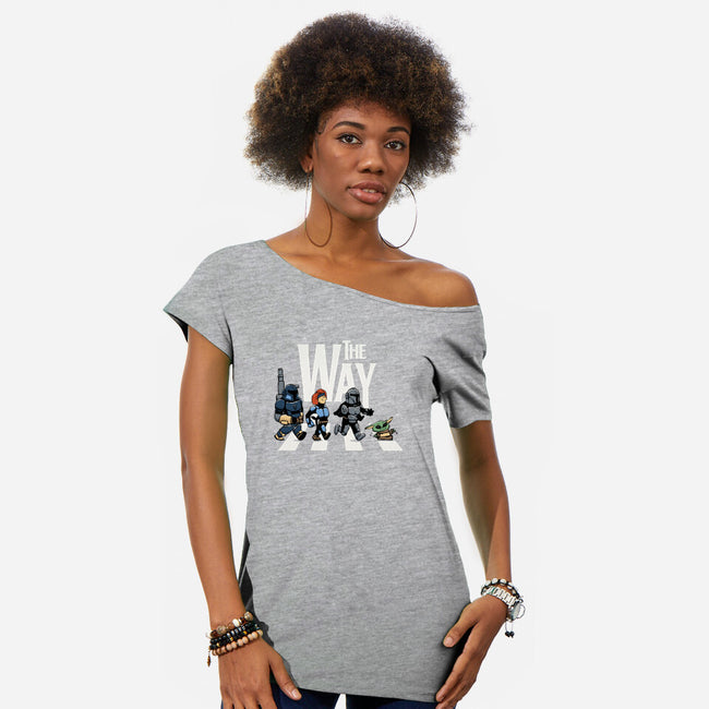 The Abbey Way-Womens-Off Shoulder-Tee-zawitees