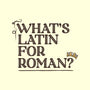 What's Latin For Roman-Unisex-Kitchen-Apron-rocketman_art