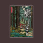 Galactic Empire In Japanese Forest-None-Removable Cover-Throw Pillow-DrMonekers