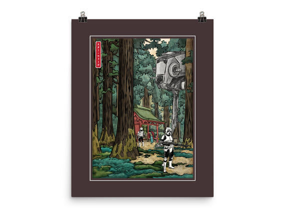 Galactic Empire In Japanese Forest