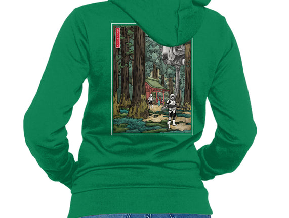 Galactic Empire In Japanese Forest