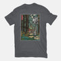 Galactic Empire In Japanese Forest-Womens-Fitted-Tee-DrMonekers
