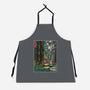Galactic Empire In Japanese Forest-Unisex-Kitchen-Apron-DrMonekers