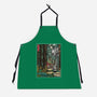Galactic Empire In Japanese Forest-Unisex-Kitchen-Apron-DrMonekers