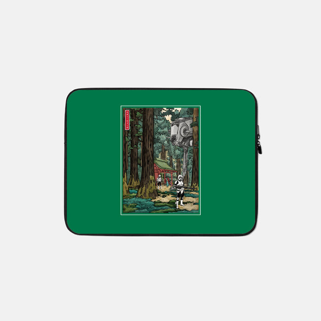 Galactic Empire In Japanese Forest-None-Zippered-Laptop Sleeve-DrMonekers