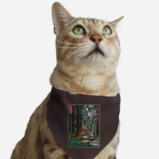 Galactic Empire In Japanese Forest-Cat-Adjustable-Pet Collar-DrMonekers