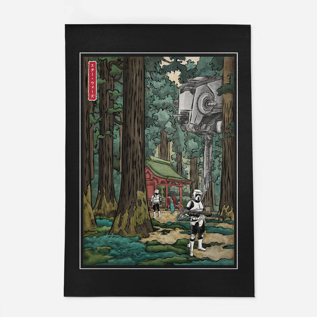 Galactic Empire In Japanese Forest-None-Indoor-Rug-DrMonekers