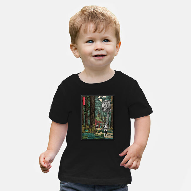 Galactic Empire In Japanese Forest-Baby-Basic-Tee-DrMonekers