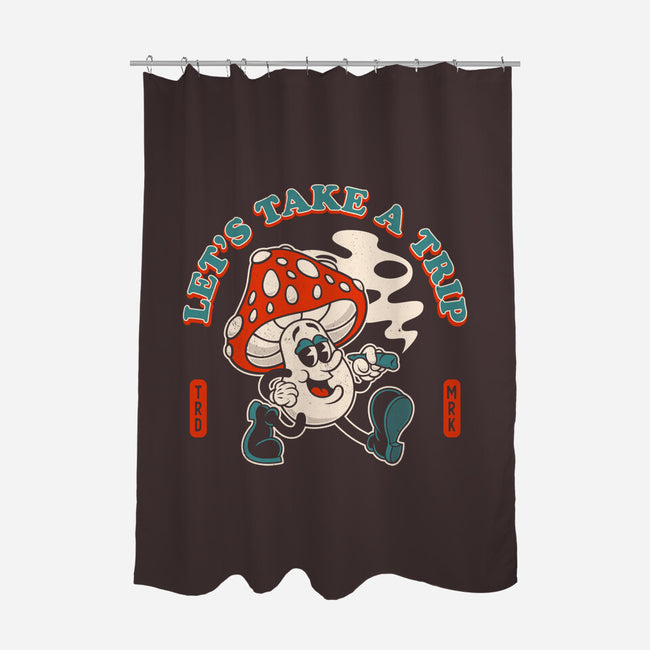 Take A Trip-None-Polyester-Shower Curtain-Nemons