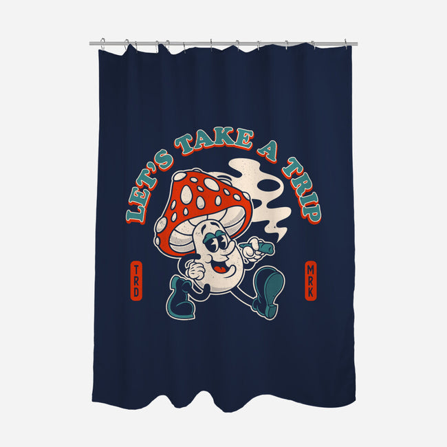 Take A Trip-None-Polyester-Shower Curtain-Nemons