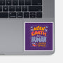 Too Alien For Earth-None-Glossy-Sticker-eduely