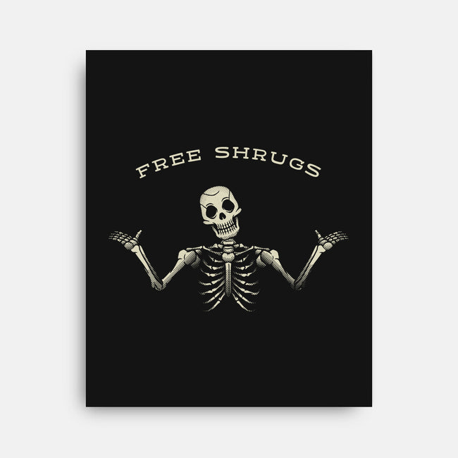 Free Shrugs-None-Stretched-Canvas-tobefonseca