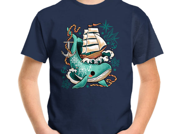 Whale Ship Tattoo